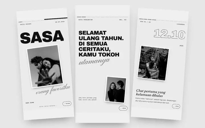 Three posters from the Spotlight example